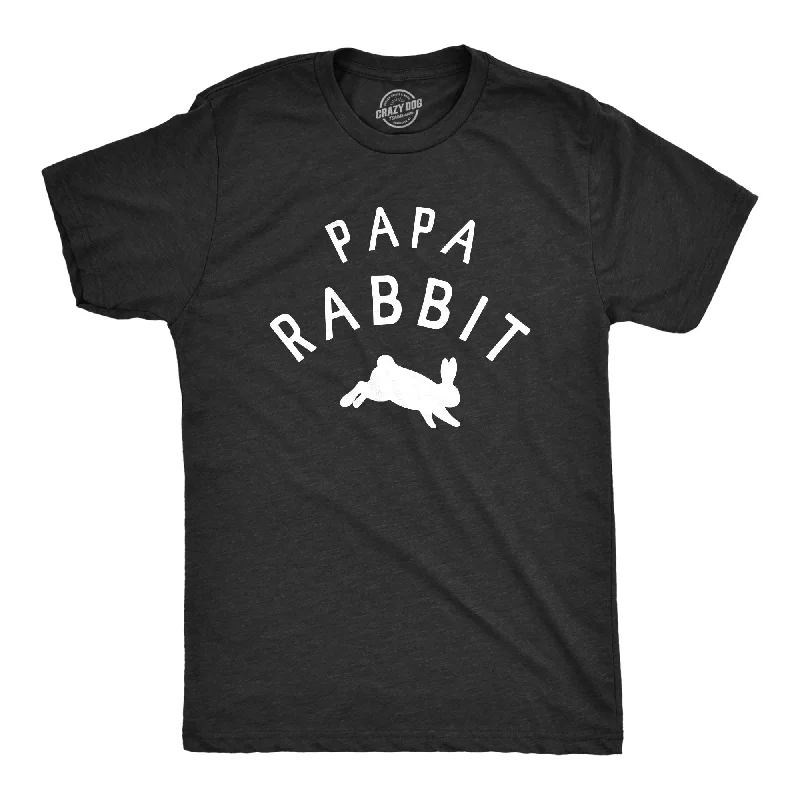 Papa Rabbit Men's T Shirt