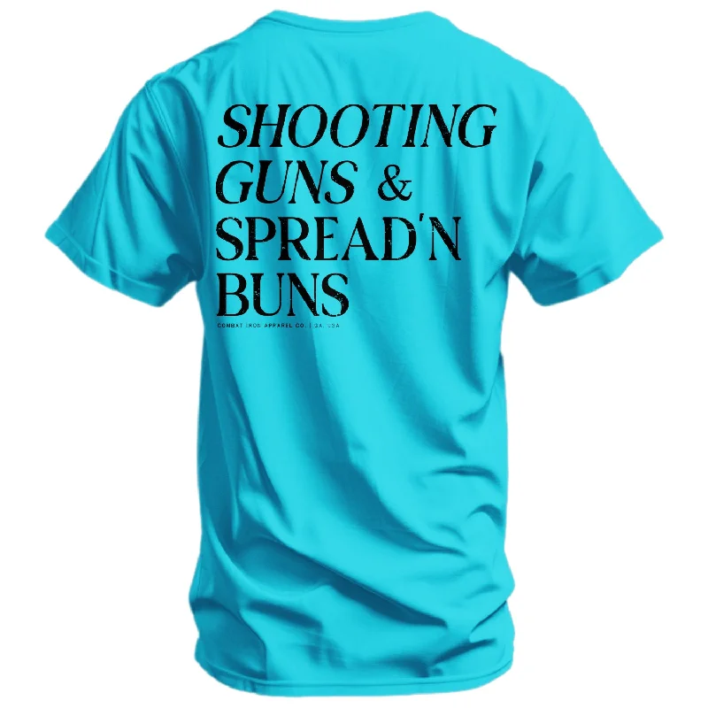 Shooting Guns & Spread'n Buns Men's T-Shirt