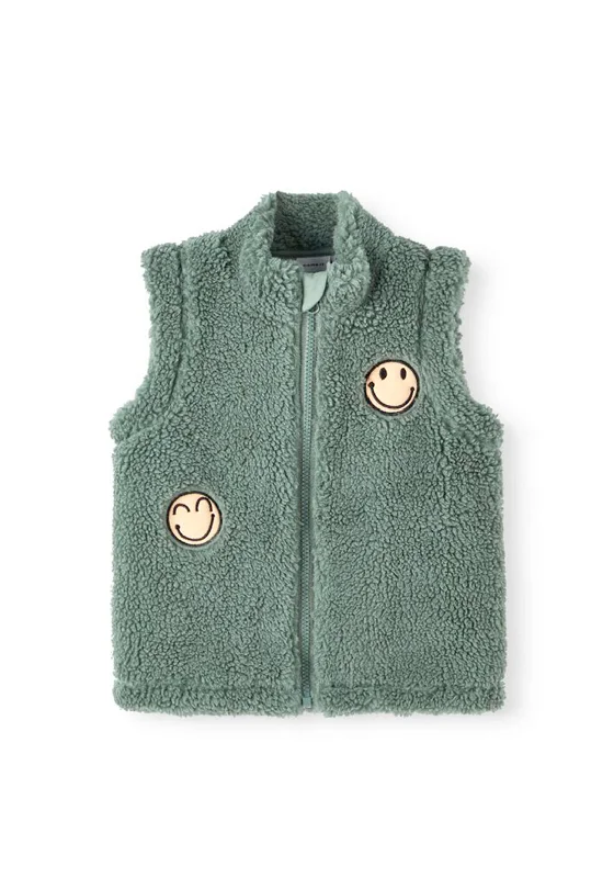 Name It Mini Boy Thomas Teddy Vest, Laurel Wreath