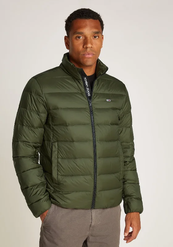 Tommy Jeans Lightweight Water Repellent Down Jacket, Fatigue Green