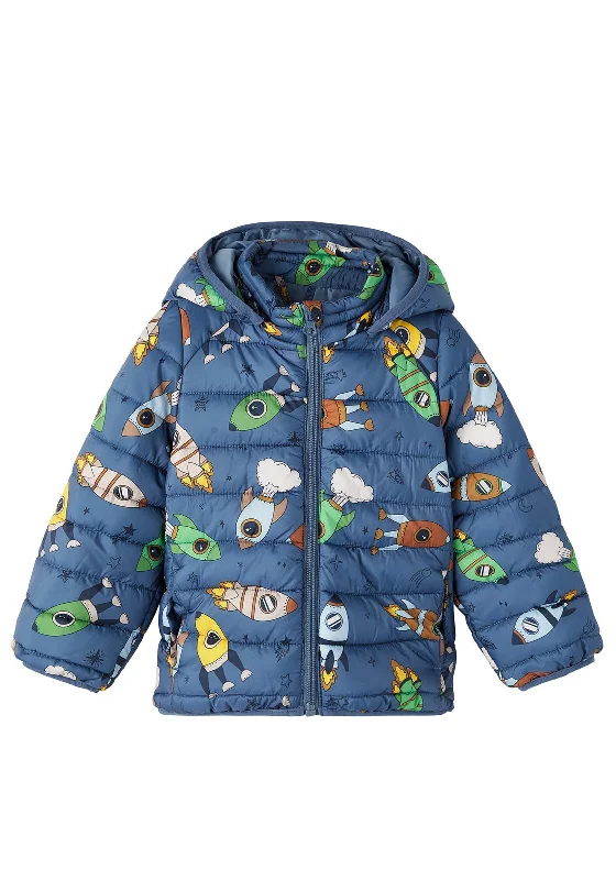 Name It Mini Boys Monty Rocket Jacket, Bering Sea