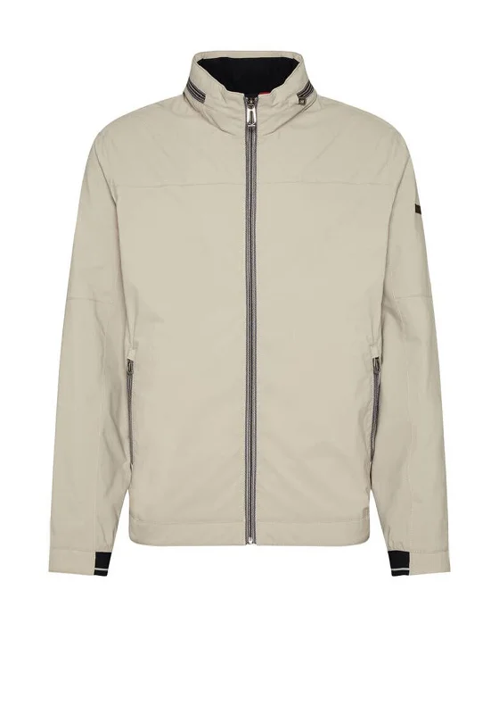 Bugatti Full Zip Jacket, Sand