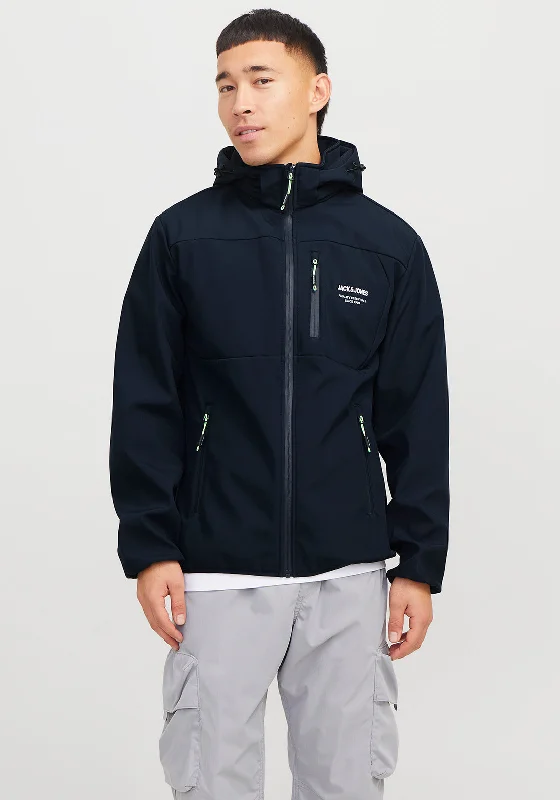 Jack & Jones Theo Softshell Jacket, Navy