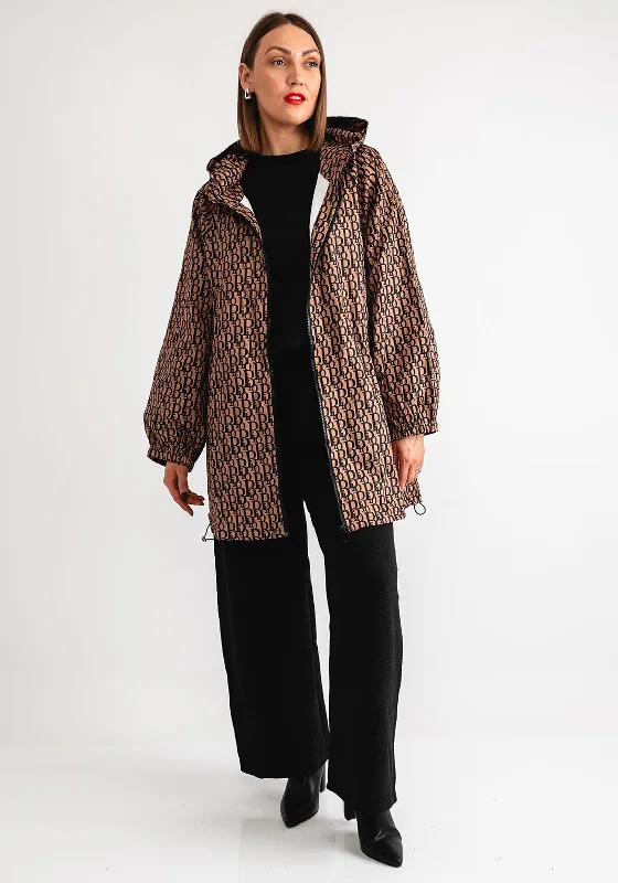 Serafina Collection One Size Monogram Coat, Brown