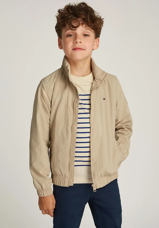 Tommy Hilfiger Essential Long Sleeve Jacket, Beige