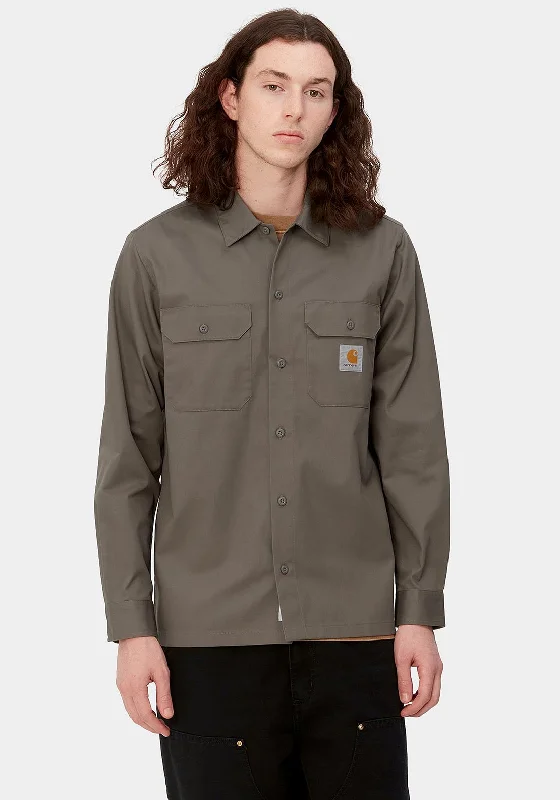 Carhartt WIP Master Long Sleeve Shirt, Barista