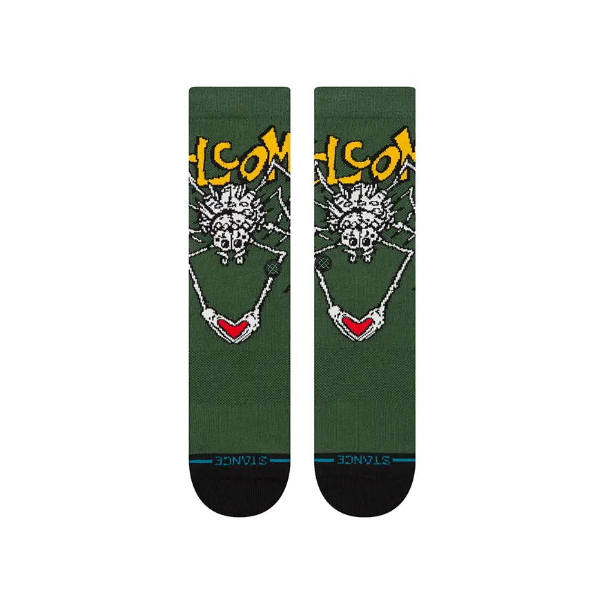 Stance x Welcome Skateboards Wilbur Crew Socks - Green