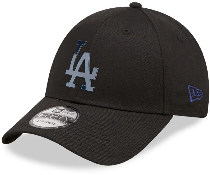 Los Angeles Dodgers New Era 9Forty Foil Logo Black Baseball Cap