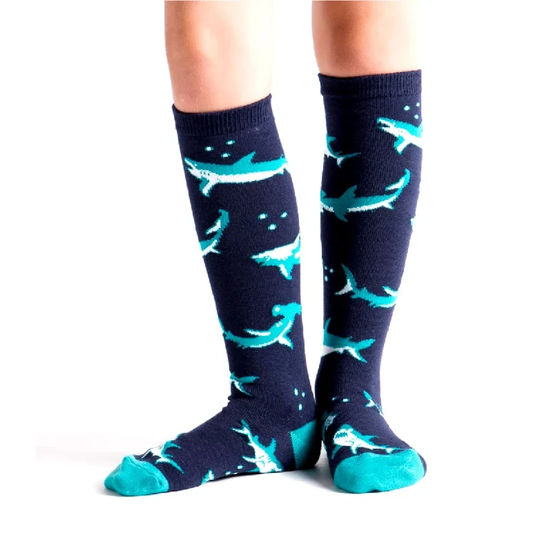 Sharks Junior Knee High Socks