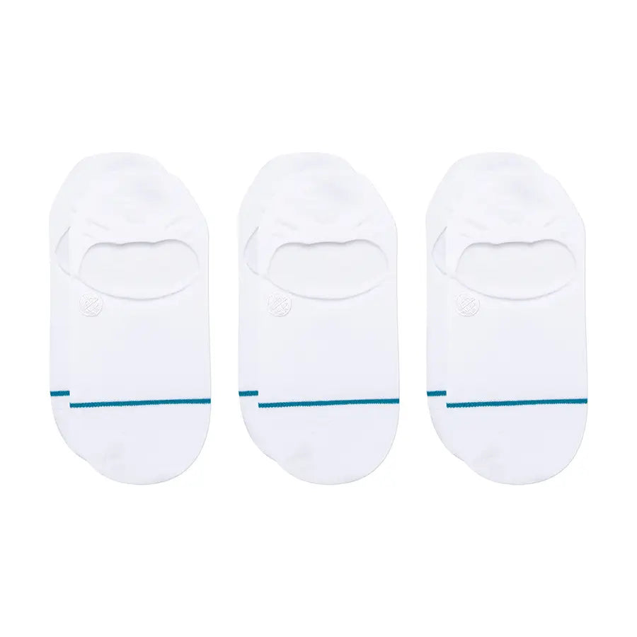 Stance Icon 3-Pack No Show Socks - White