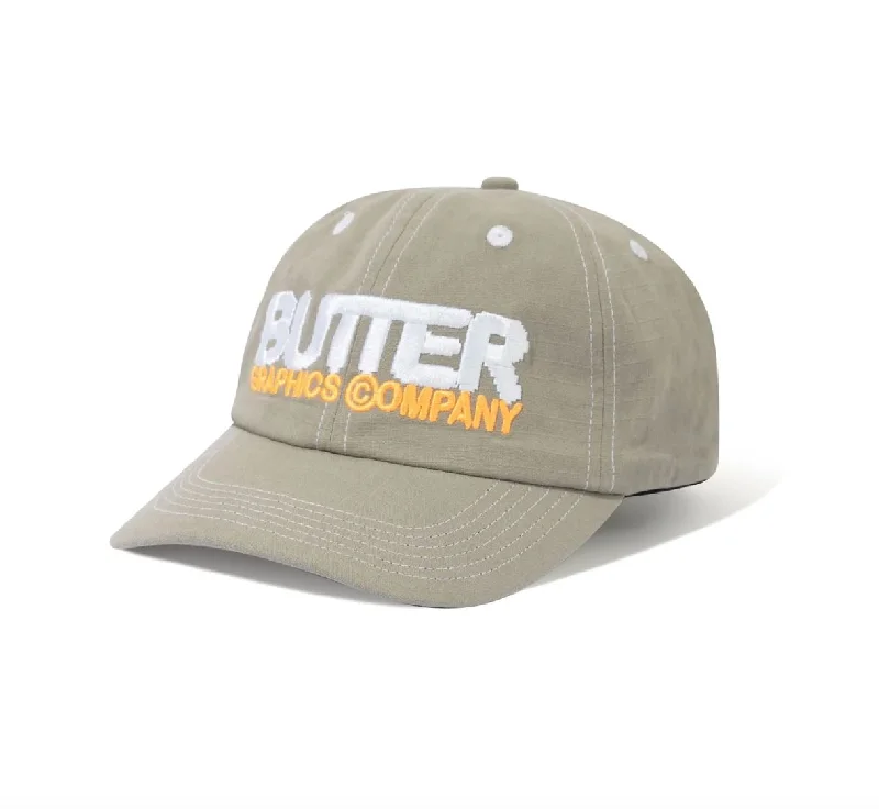 Butter Goods Program 6 Panel Cap - Grey