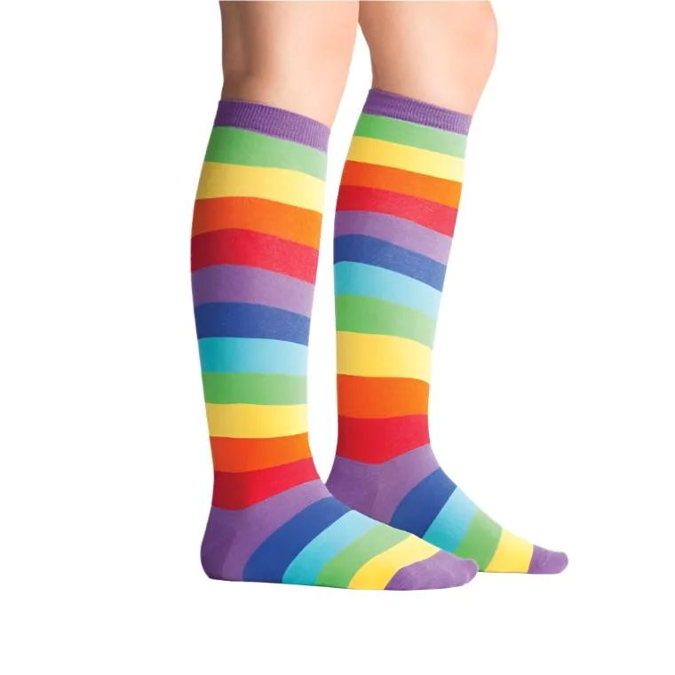 Super Juicy Rainbow Stretch-it Knee High Socks