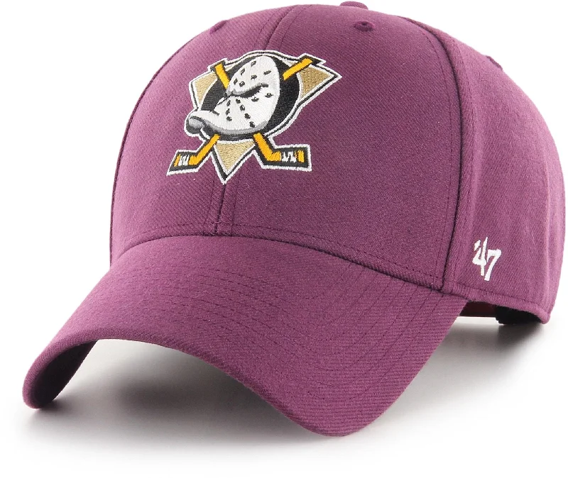 Anaheim Ducks 47 Brand MVP Plum NHL Team Snapback Cap