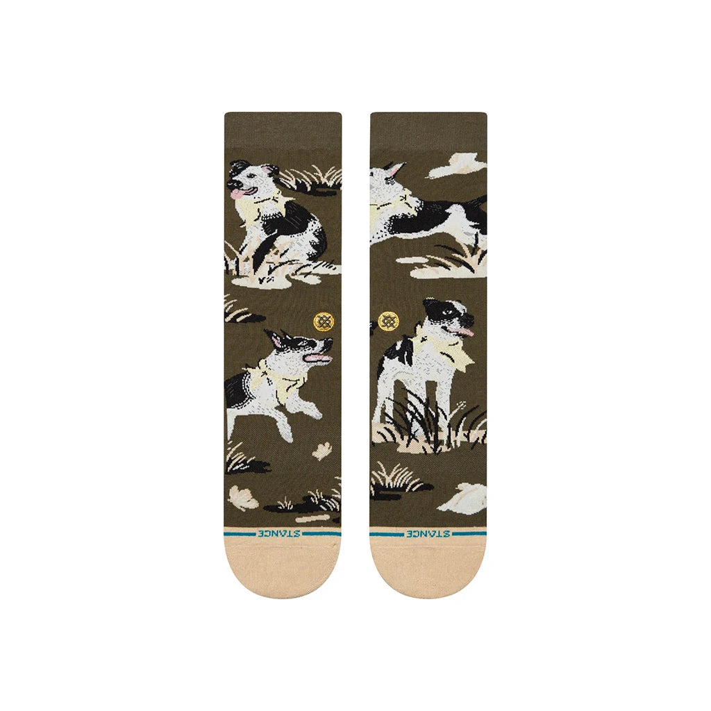 Stance Ishod Crew Socks - Dark Green