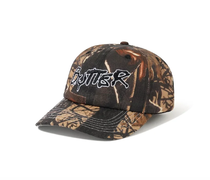 Butter Goods Radio 6 Panel Cap - Forest Camo