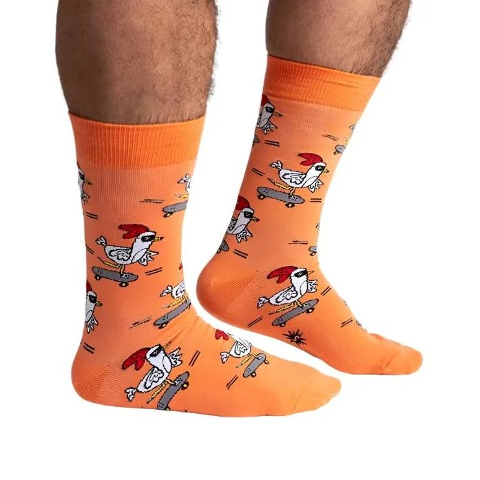 Rad Chicken Mens Crew Socks