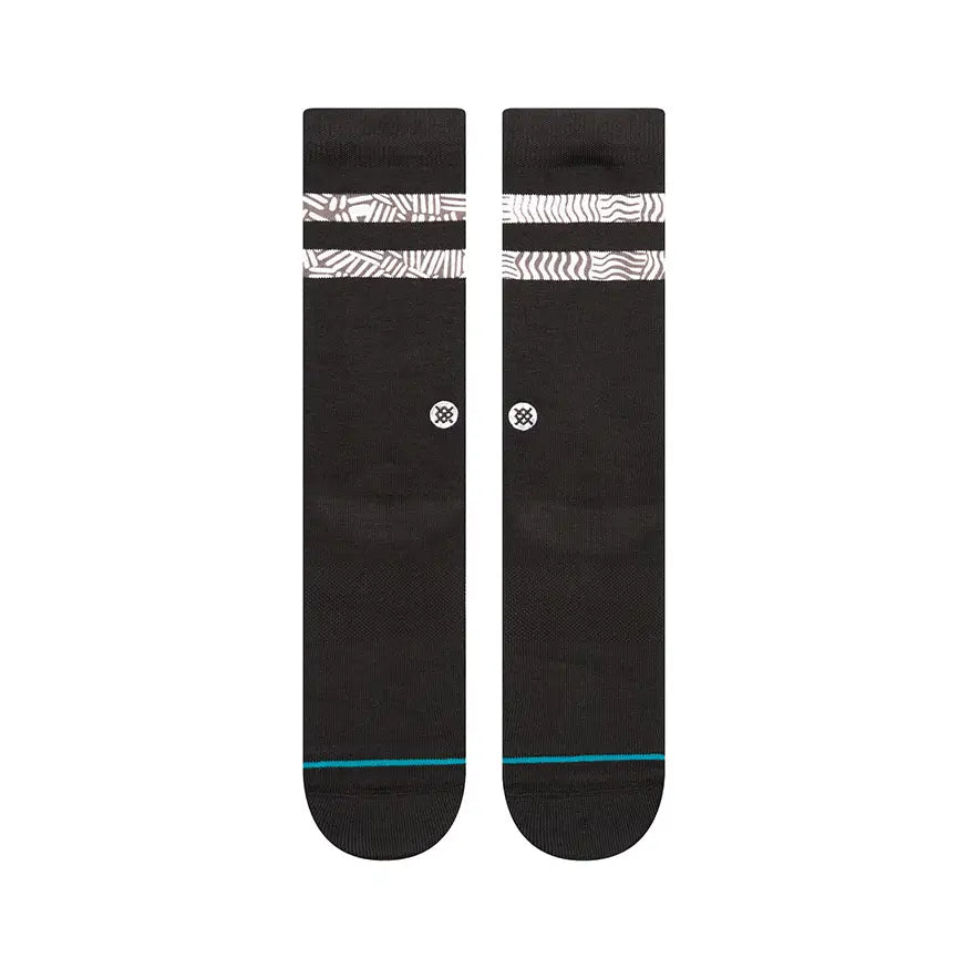 Stance Scratched Socks - Black