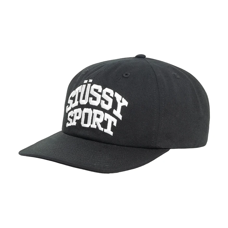 Stüssy Mid Depth Sport Hat - Black