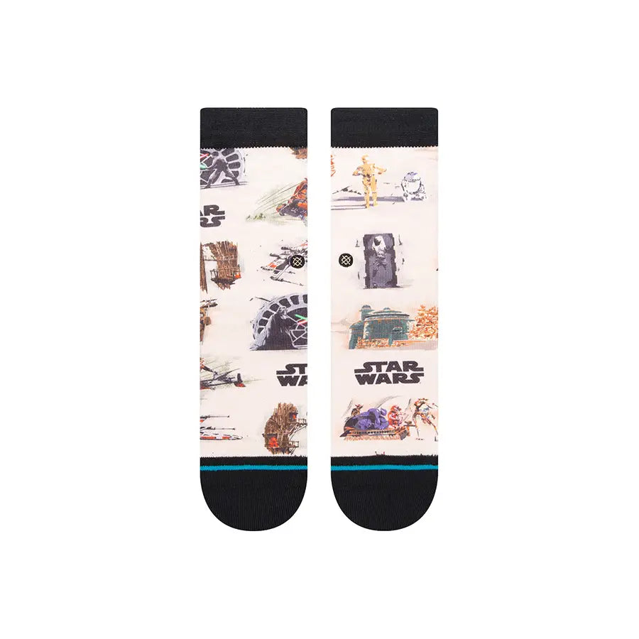 Stance x Star Wars Return Of The Jedi Kids Socks - Sand