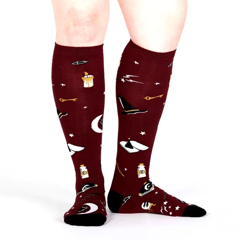 Spells Trouble Knee High Socks