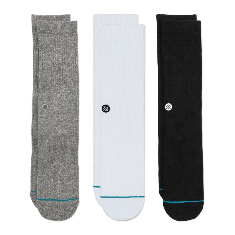 Stance Classic Crew Icon 3-Pack Multi Sock