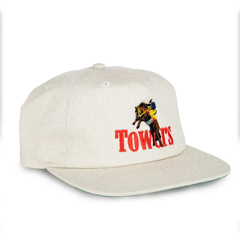 Towers Rodeo Snapback Hat- Cream