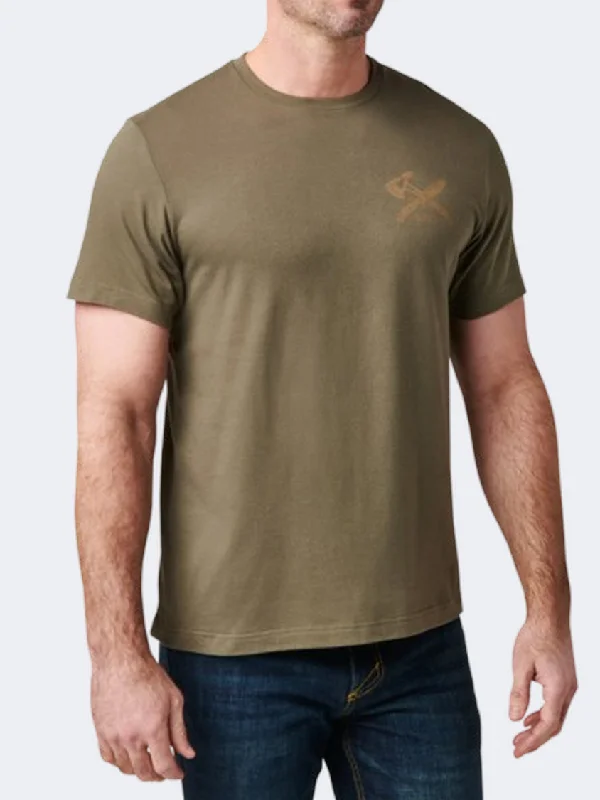 5-11 Choose Wisely Men Tactical T-Shirt Ranger Green